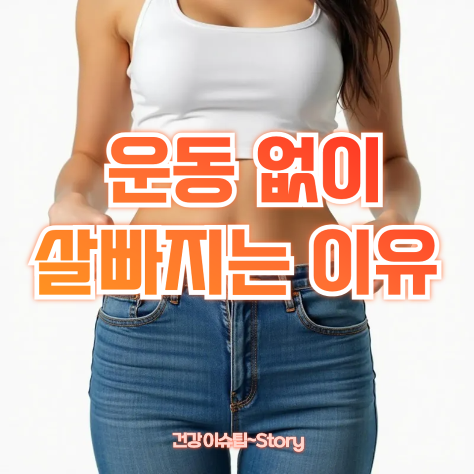운동 없이 살빠지는 이유