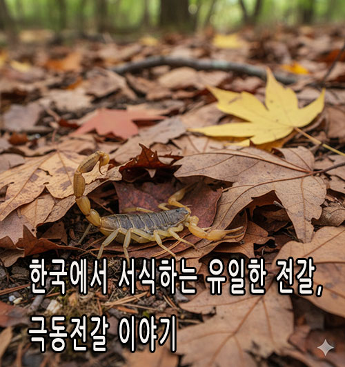 한국에서 서식하는 유일한 전갈, 극동전갈 이야기
