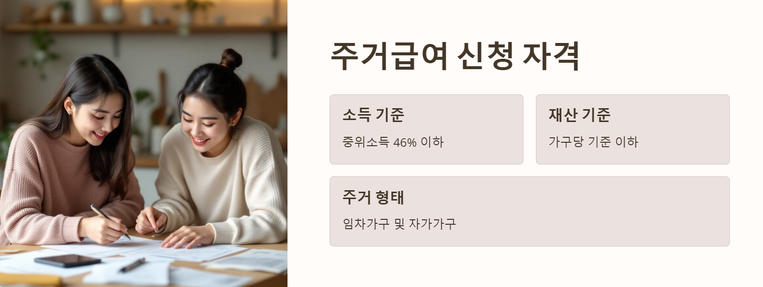 주거급여 신청자격