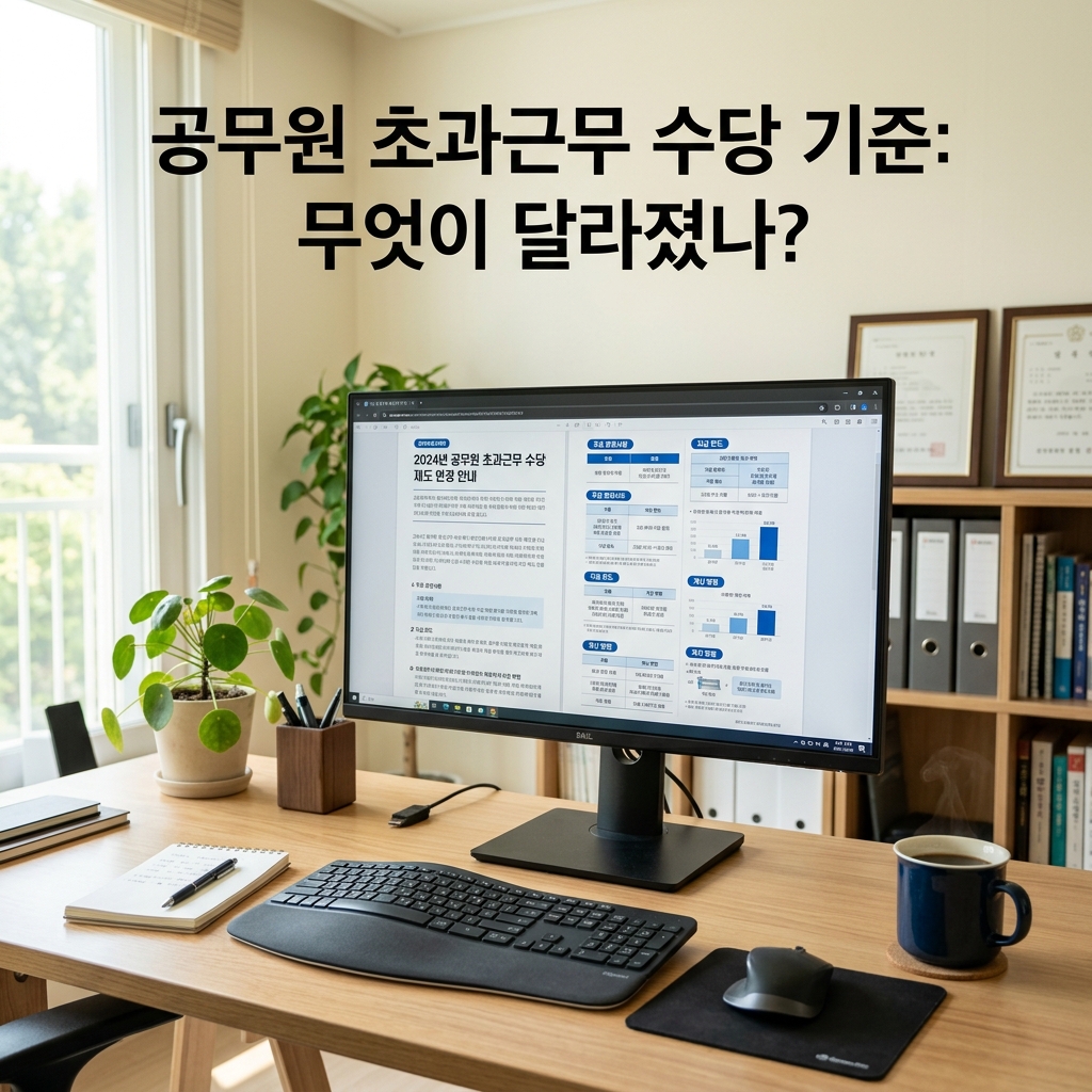공무원 초과근무수당 무엇이 달라졌나?