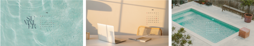 2025년 8월 달력 배경화면 프린트 출력 모바일 컴퓨터 바탕화면 플래너 무료 다운1