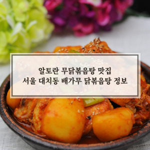 대치동 배가무 닭볶음탕