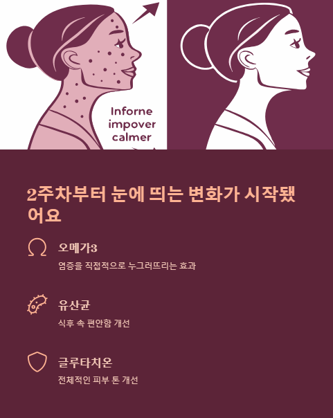2주차부터 눈에 띄는 변화가 시작됐어요