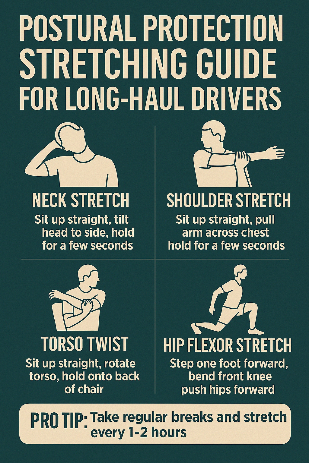 장시간 운전자를 위한 체형 보호 스트레칭 가이드