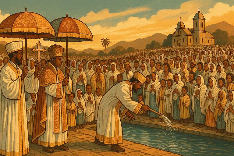 에티오피아에서 펼쳐지는 세례의 날 팀캇 축제 (신앙,의식,공동체)