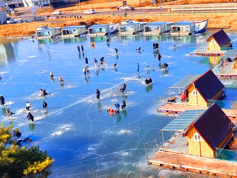 강화도 왕방마을 얼음축제