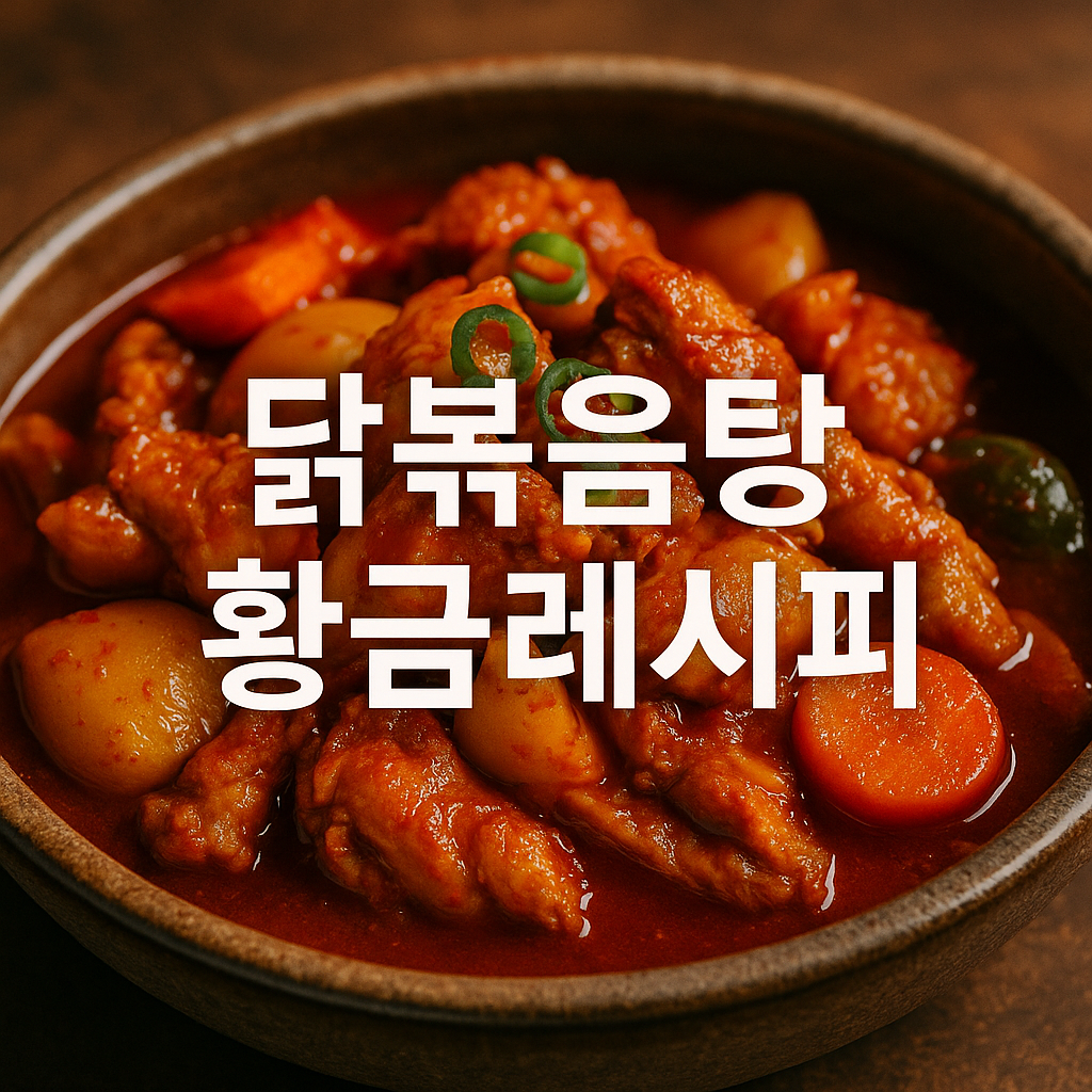 닭볶음탕 황금레시피