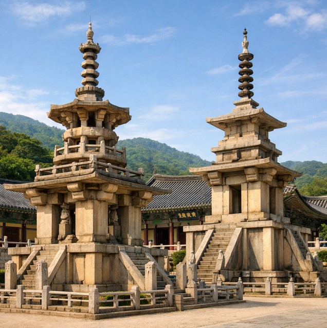 불국사 석가탑 과 다보탑