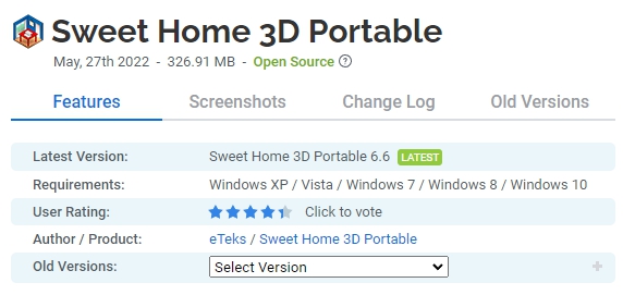 Sweet-Home-3D-Portable