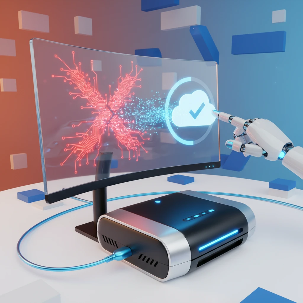 스캐너 전원 및 연결 상태 확인과 서..