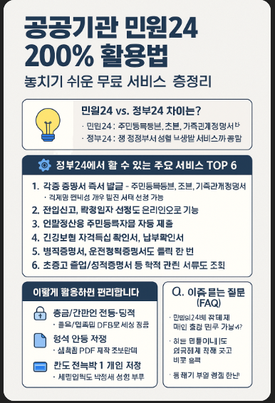 공공기관 민원24