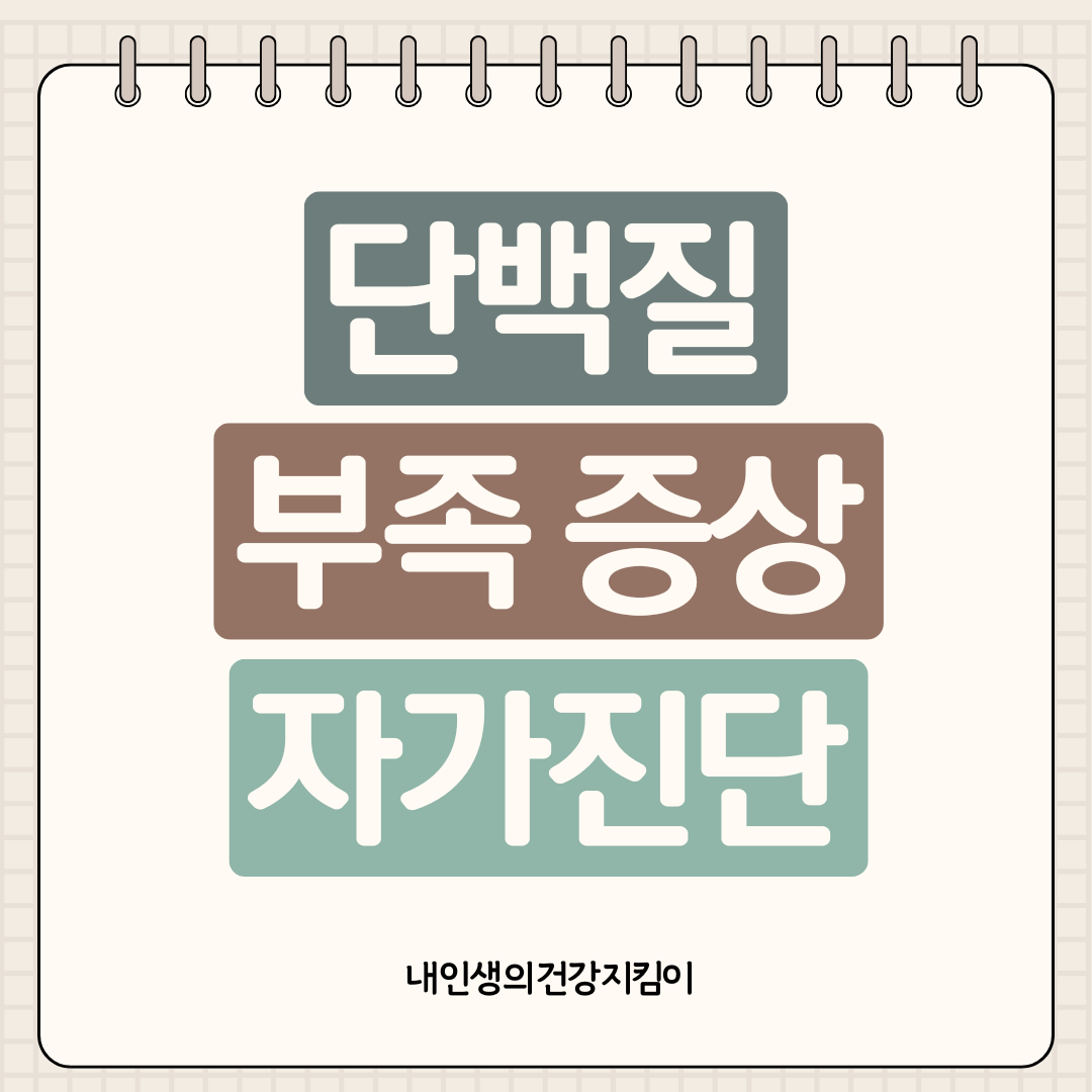 단백질 부족 증상 자가진단 ❘ 피로·근육통·탈모 원인이 단백질일 수 있습니다