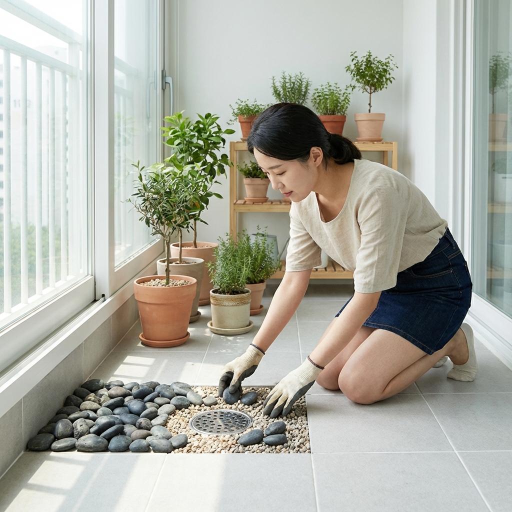 아파트 하층부 누수 방지를 위한 기초 토목 공사법