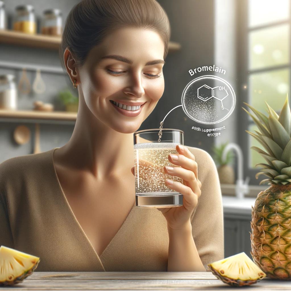 브로멜라인 효능 부작용 복용법 브로멜라인 비문증