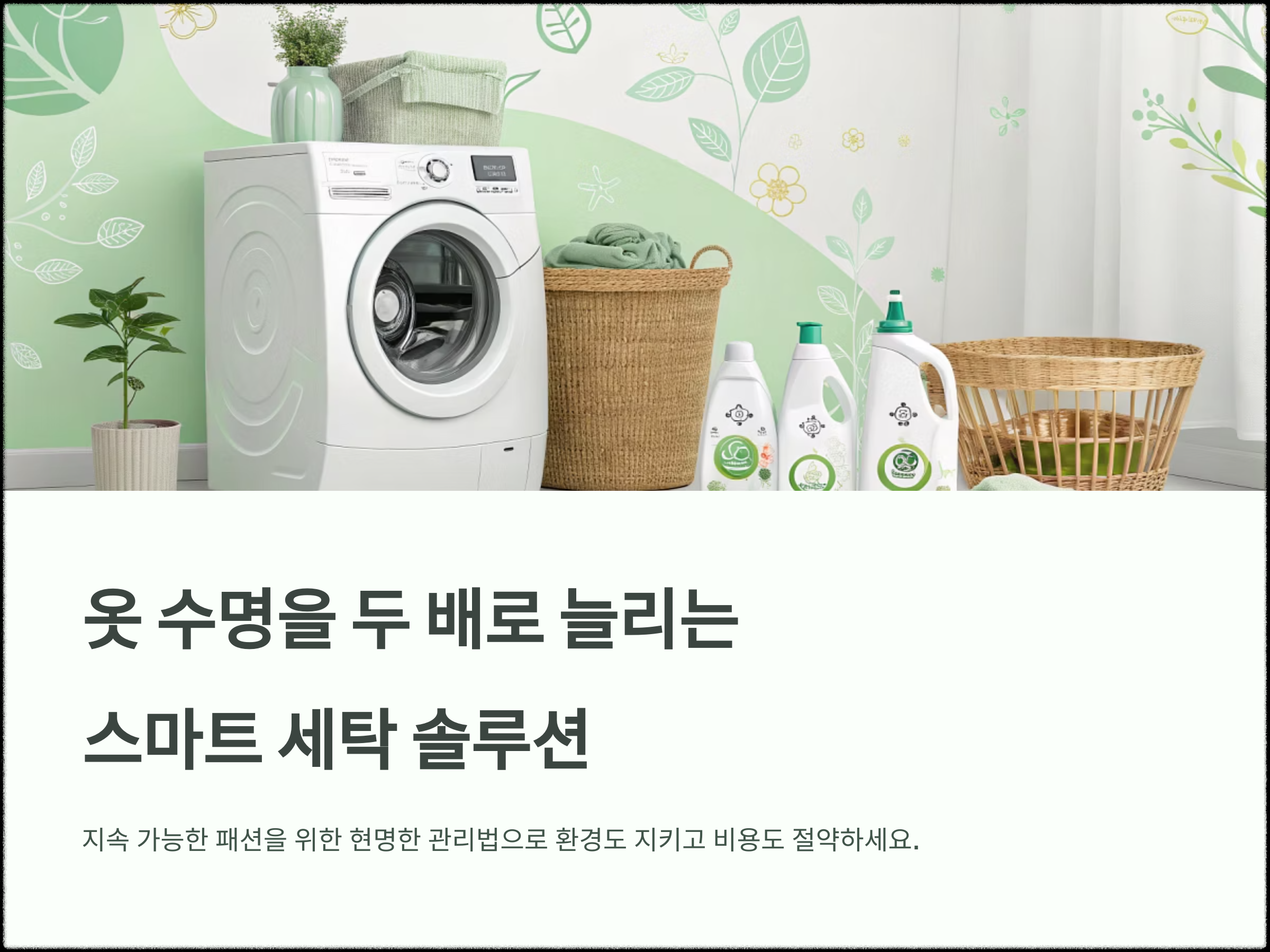 옷 수명을 두 배로 늘리는 방법