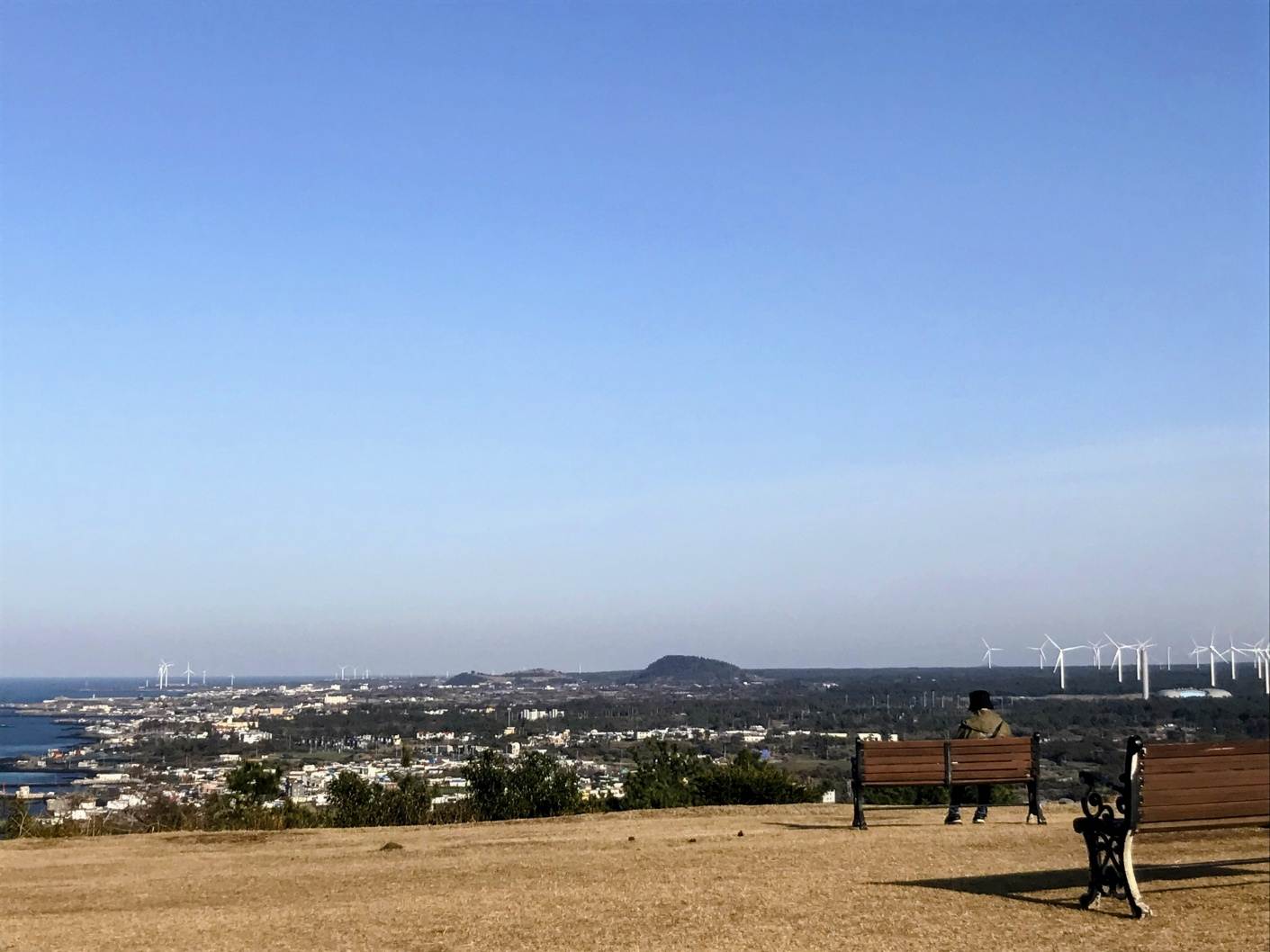서우봉 정상 전경