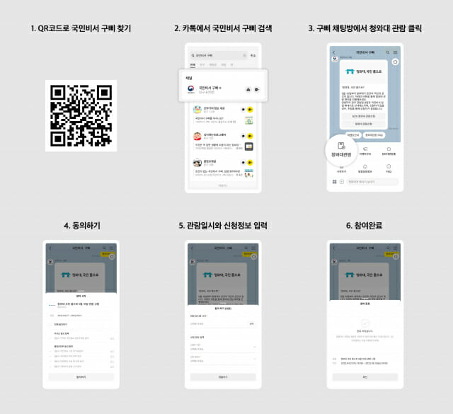 청와대 관람신청