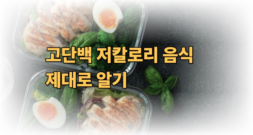 고단백 저칼로리 음식