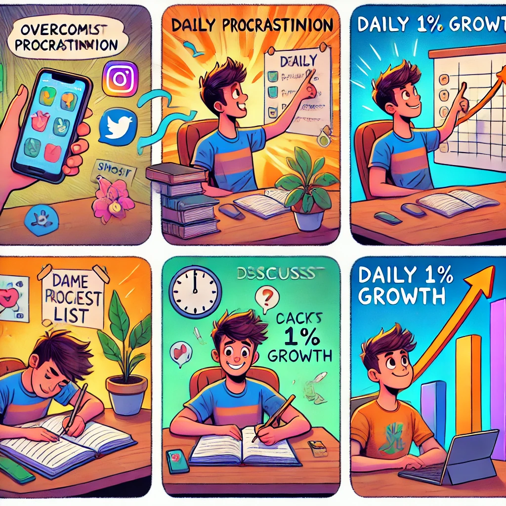미루는 습관을 없애고 매일 1% 성장하는 방법