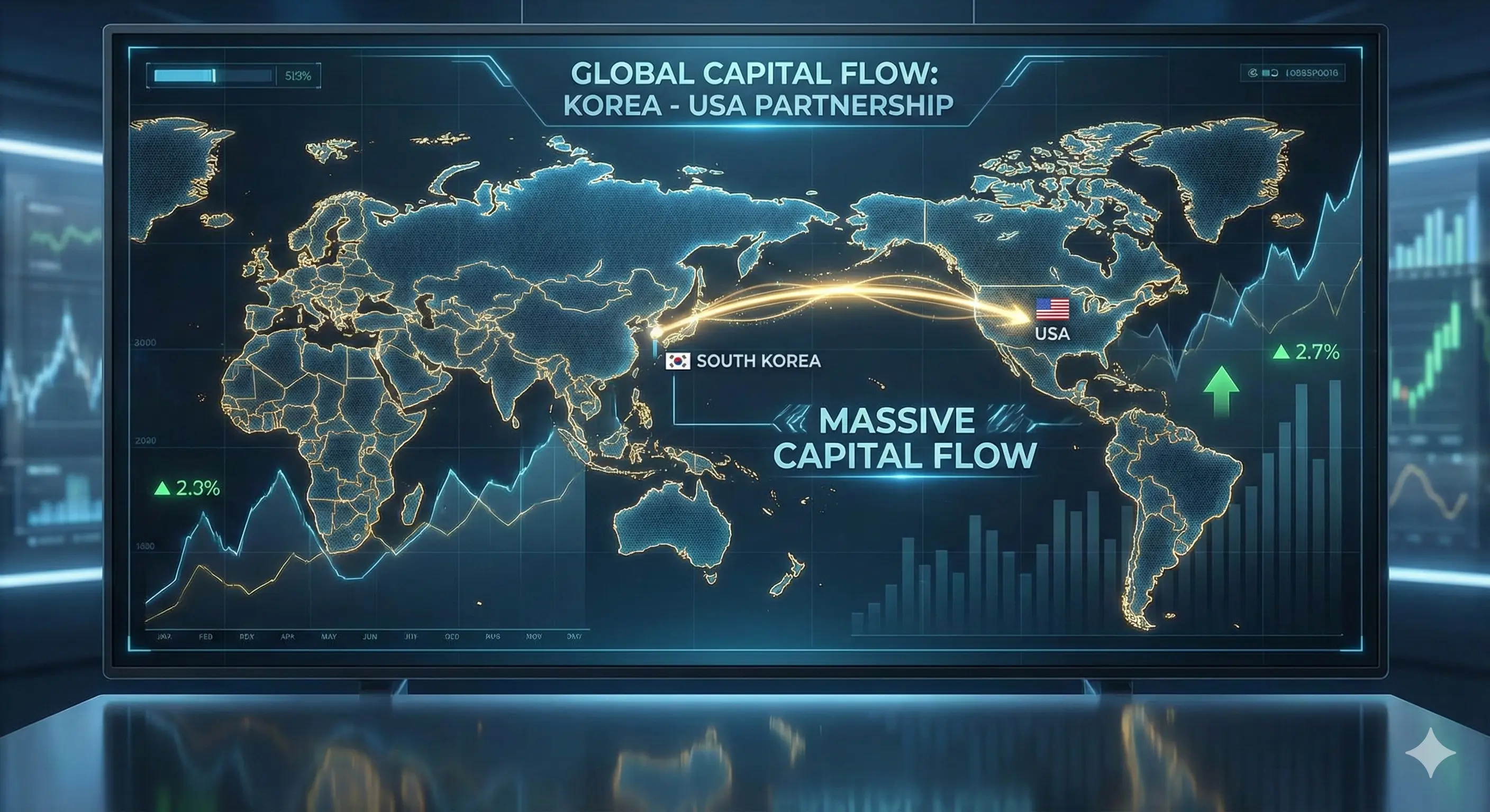 한국 투자자들의 미국 주식 자금 이동 경로 인포그래픽