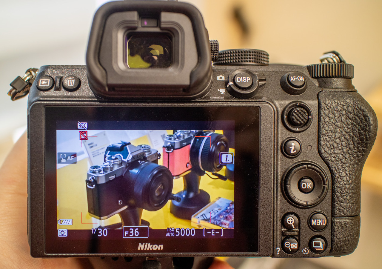 니콘 Z5 후면 LCD