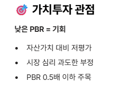 주식 pbr 뜻 
