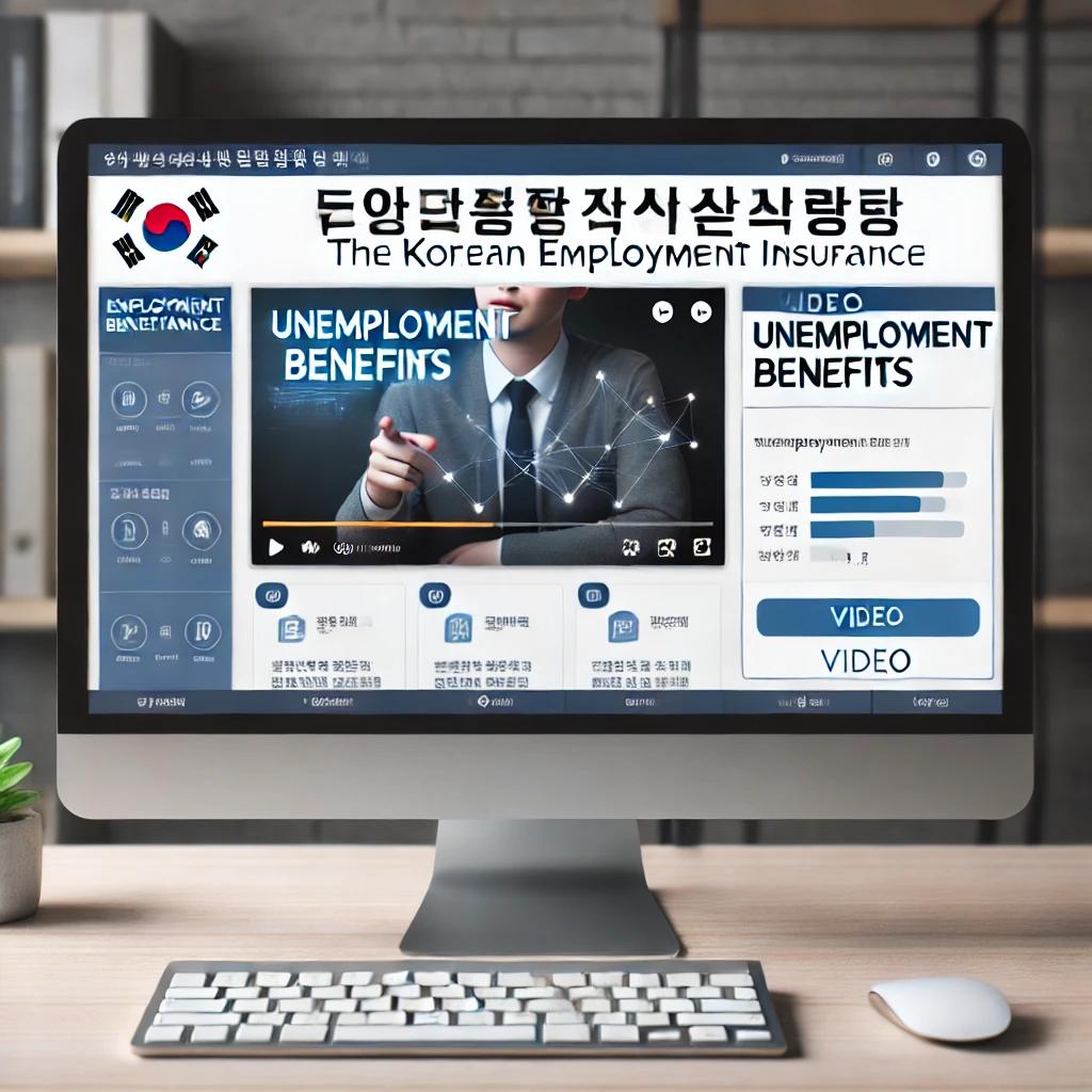 고용보험 홈페이지 실업급여 동영상 보는방법