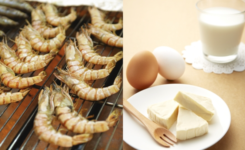 콜레스테롤이 많이 들어 있는 식품