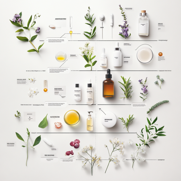 민간요법 vs 과학적 방법, 피부트러블 해결책 비교(여러 제품을 인포그래픽으로표현)