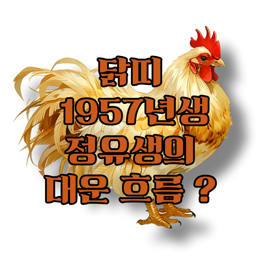 1957년-닭띠-운세-정유생