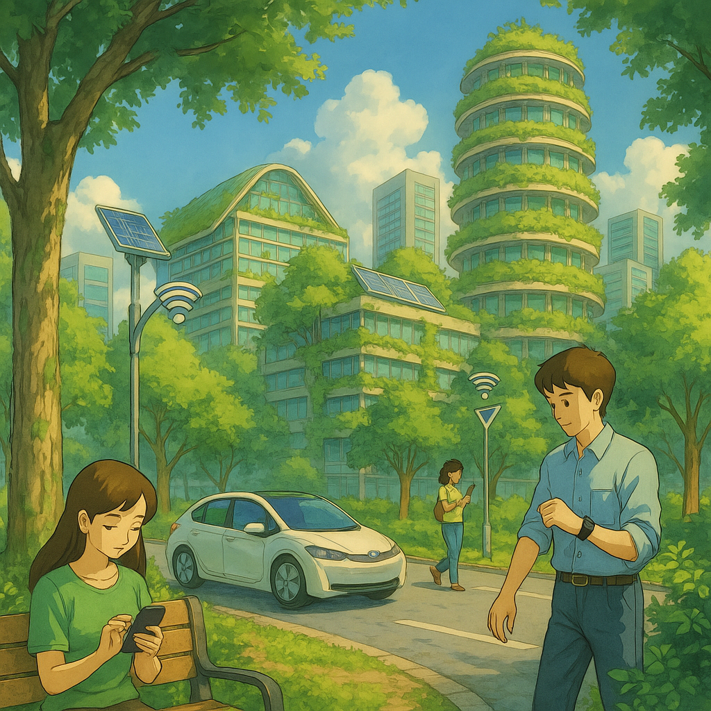 스마트 시티에서 IT 기술이 차지하는 비중