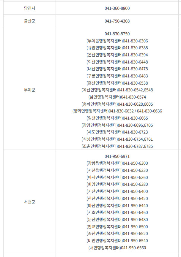 충남지역 코로나백신 접종 예약전화번호-4