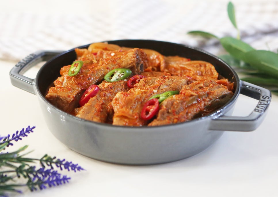 등갈비 김치찜