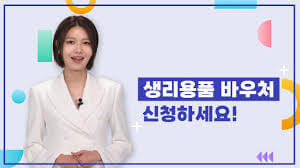 경기도 여성 생리대 vs 산후조리비 바우처 지원하기