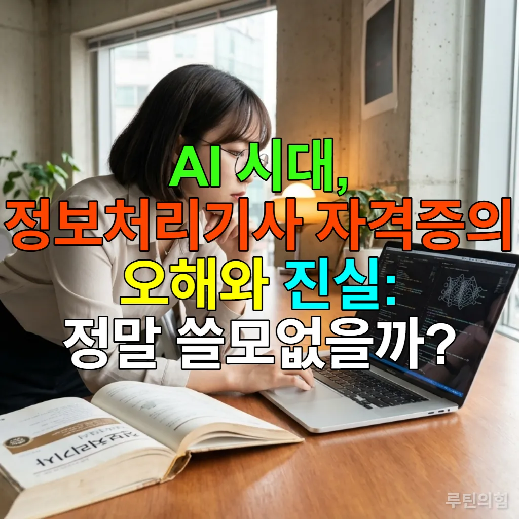 AI 시대에 정보처리기사 자격증의 가치를 고민하는 한국인 IT 전문가