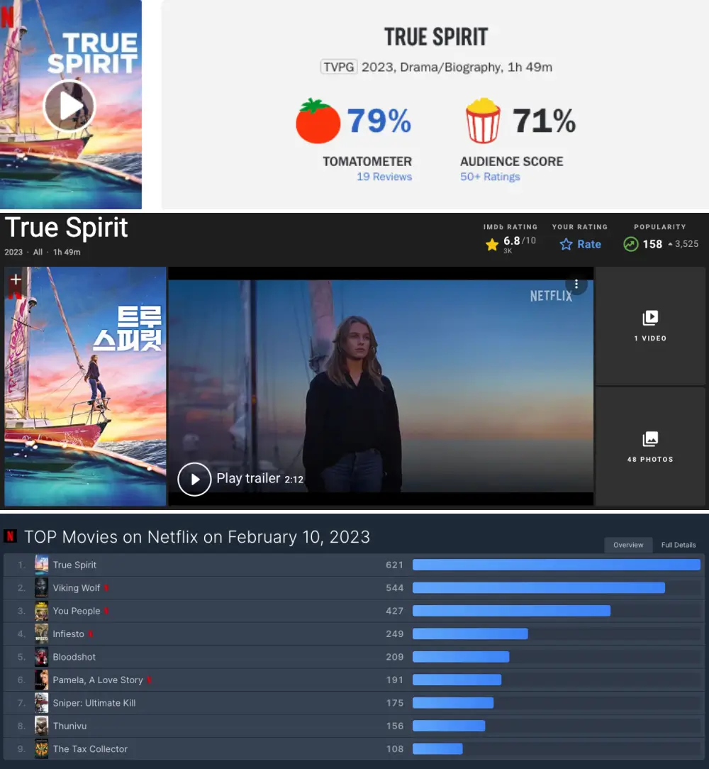 트루 스피릿 평가