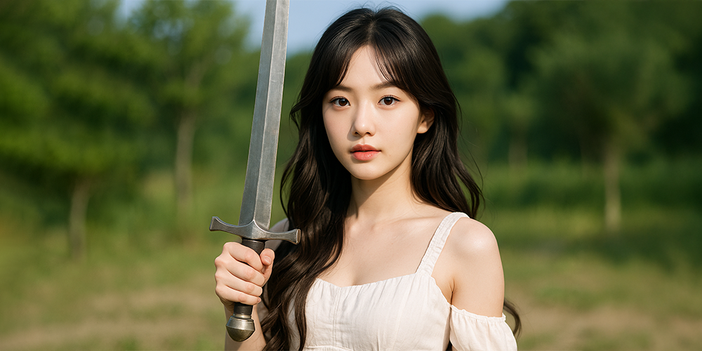 꿈에서 칼을들고있는 소녀