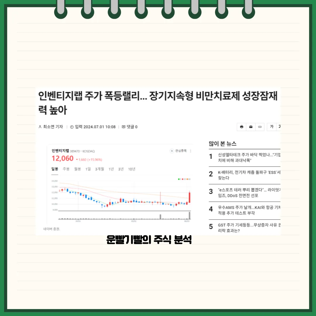 인벤티지랩 주가분석