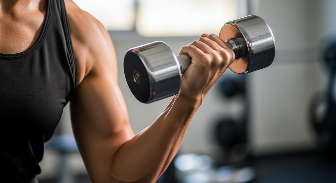 팔뚝살 운동 덤벨