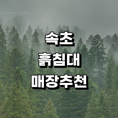 속초시 흙침대