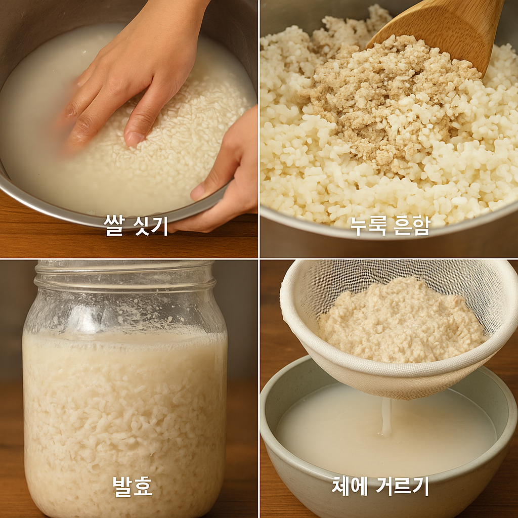 막걸리 생산과정