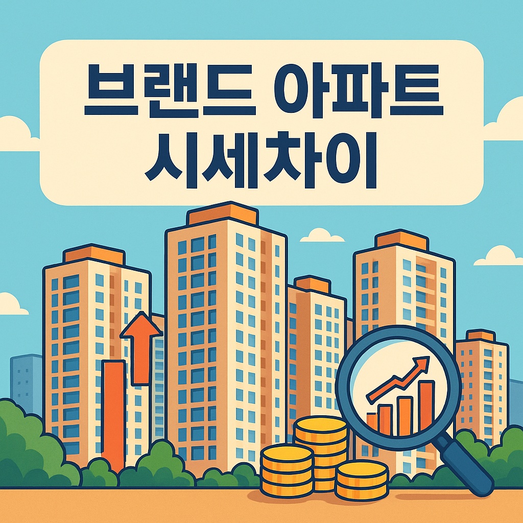 브랜드 아파트 시세 차이