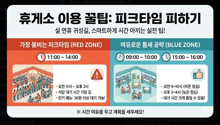 2026 설날 귀성길 휴게소 맛집 BEST 10