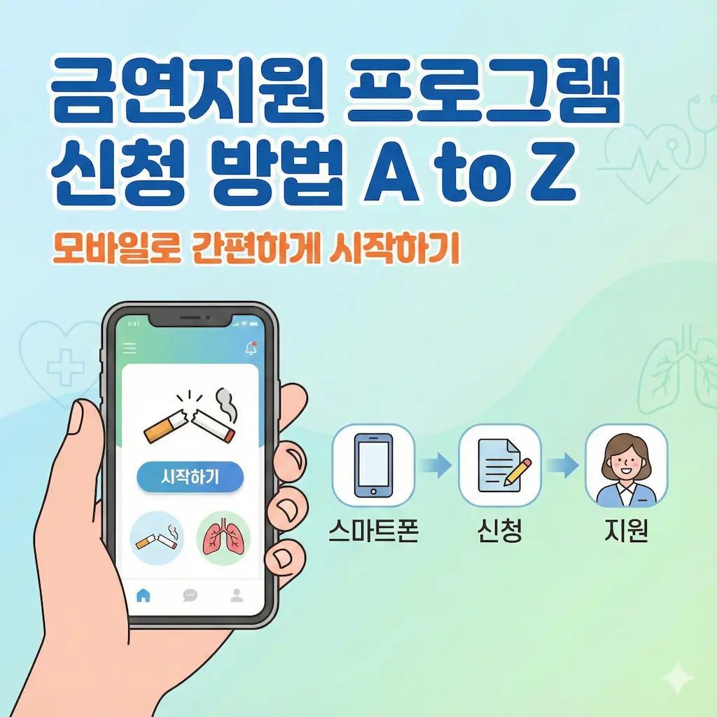 금연지원 프로그램 신청 방법 A to Z｜모바일로 간편하게 시작하기