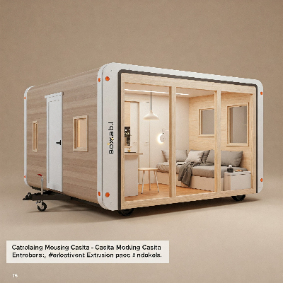일론 머스크의 혁신적 조립식 주택 이미지