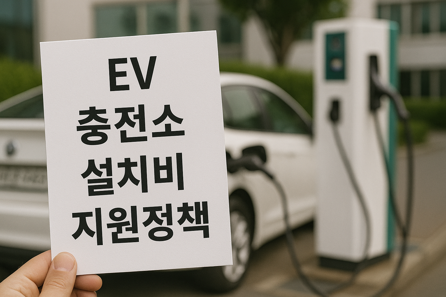 EV 충전소 설치비, 2024년 지원정책 관련 사진