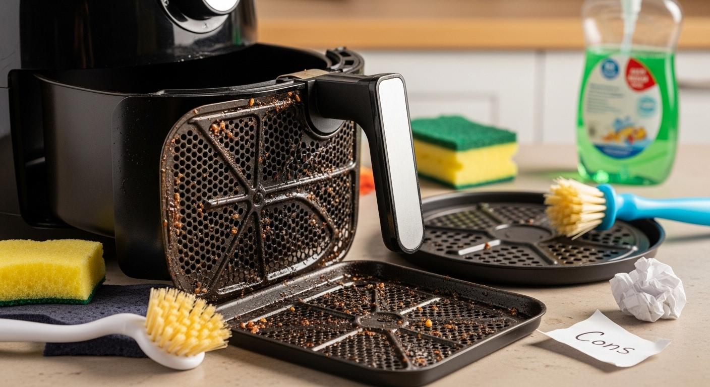 세척 귀찮음 에어프라이어 장단점