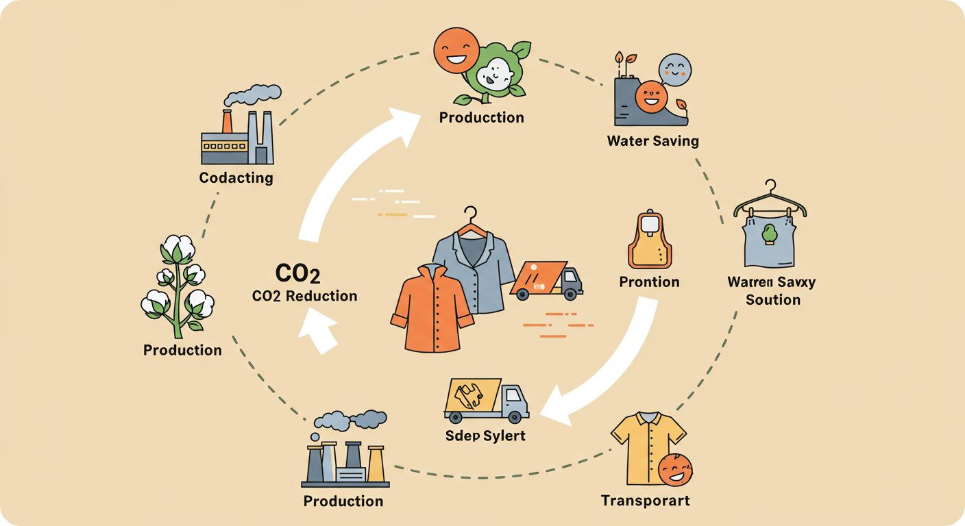 옷 한 벌의 탄소발자국, 파라메트릭 LCA로 낱낱이 분석하기