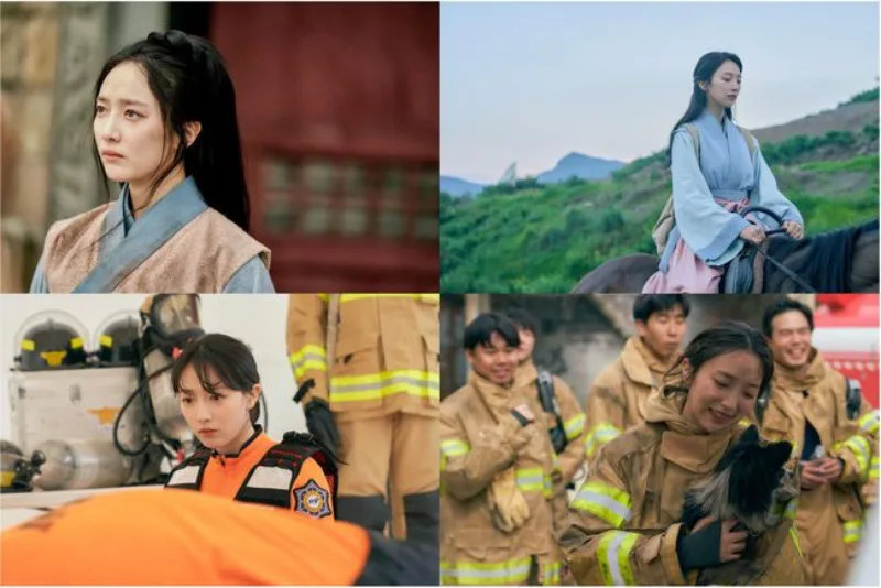 소방구조대원 및 소방대원으로 활약하고 있는 드라마 낮에 뜨는 달의 강영화 주요 장면
