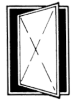 창문종류, 수직 피봇창